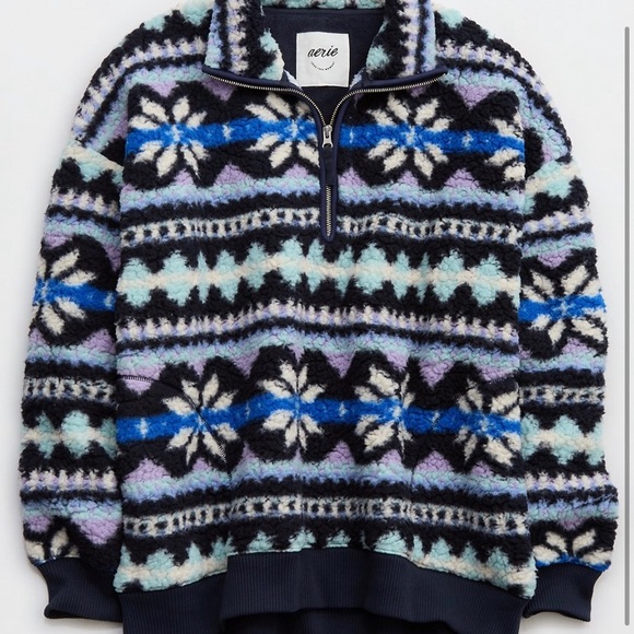 Arie Hometown holiday quarter zip sweat shirt - Picture 1 of 1